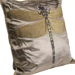 Kissen-KARE Design Kissen Glitter Dragonfly Braun 40X40Cm