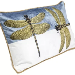 Kissen-KARE Design Kissen Glitter Dragonfly Weis 50X30Cm