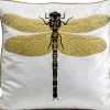 Kissen-KARE Design Kissen Glitter Dragonfly Weis 40X40Cm