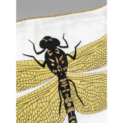 Kissen-KARE Design Kissen Glitter Dragonfly Weis 40X40Cm