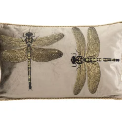 Kissen-KARE Design Kissen Glitter Dragonfly Braun 50X30Cm