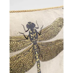 Kissen-KARE Design Kissen Glitter Dragonfly Braun 50X30Cm