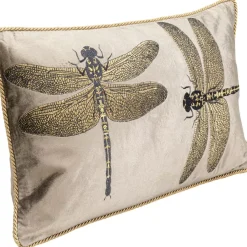 Kissen-KARE Design Kissen Glitter Dragonfly Braun 50X30Cm