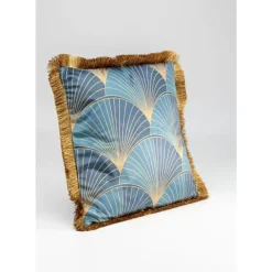 Kissen-KARE Design Kissen Leaves Fringe 45X45Cm