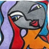 Kissen-KARE Design Kissen Monique Purple Hair 40X40Cm