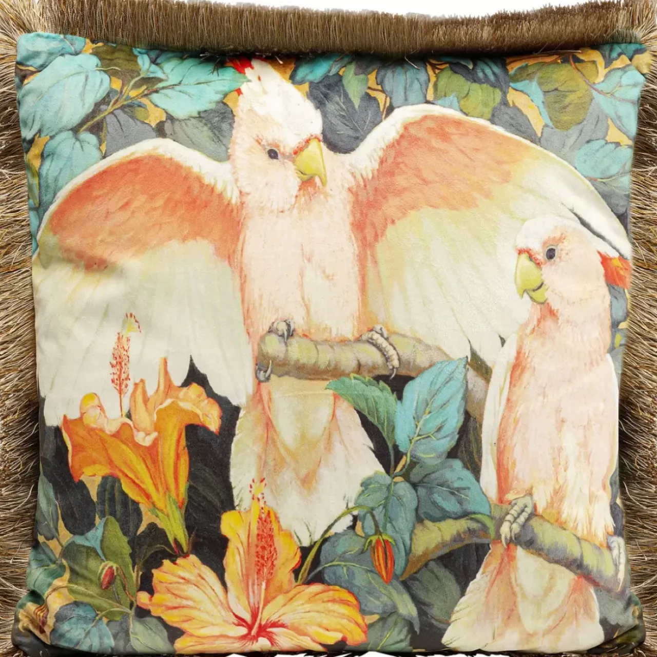 Kissen-KARE Design Kissen Parrots Life 45X45
