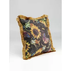 Kissen-KARE Design Kissen Sunflower Fringe 45X45Cm
