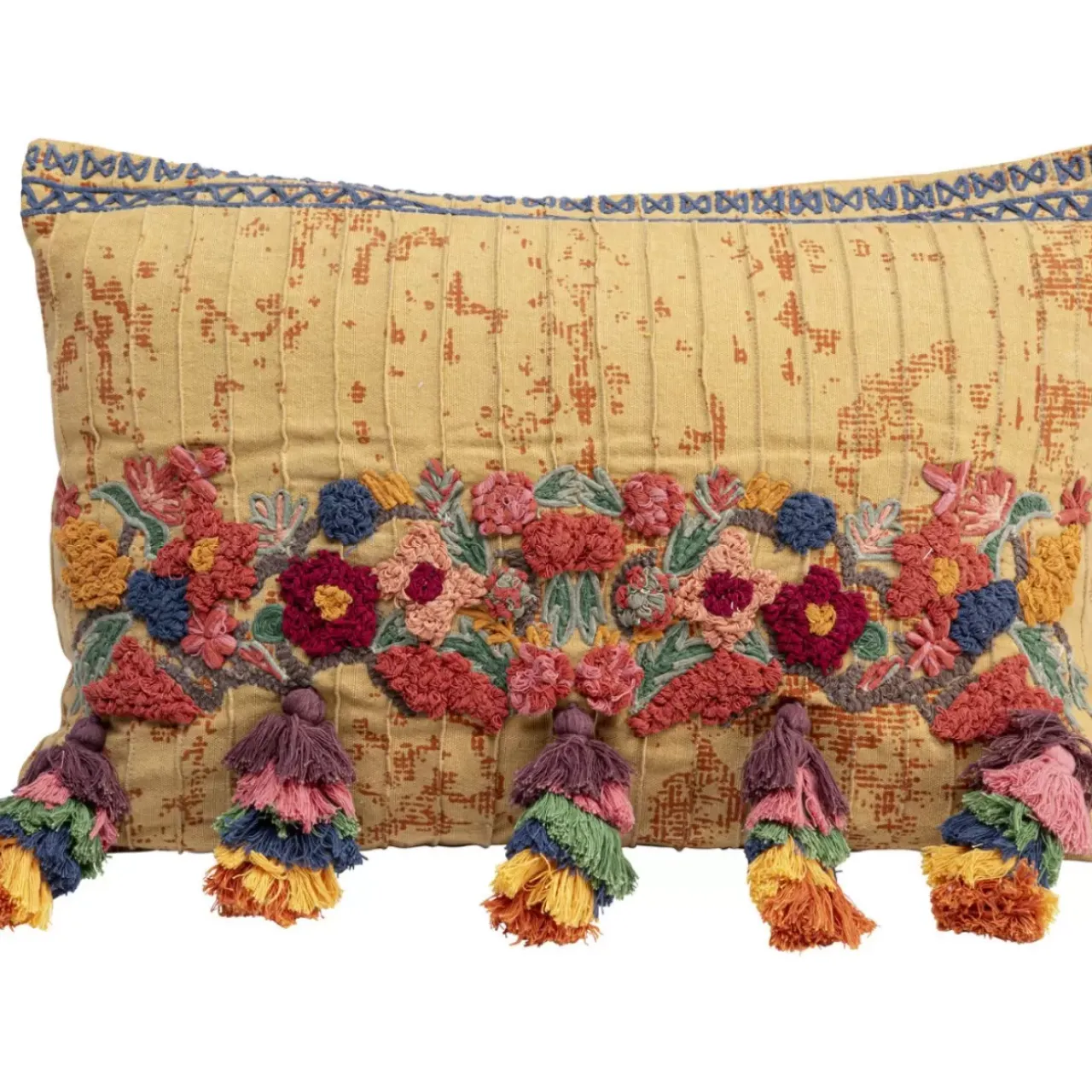 Kissen-KARE Design Kissen Textured Tassels 50X35Cm
