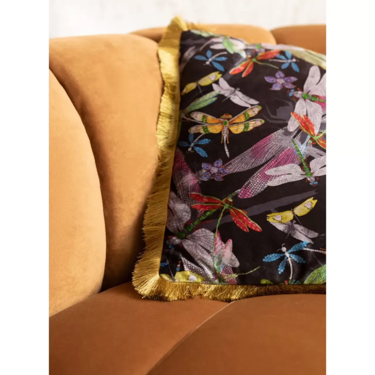 Kissen-KARE Design Kissen Tropical Garden Fringe 45X45Cm