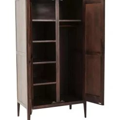 Regale-KARE Design Kleiderschrank Brooklyn Walnut