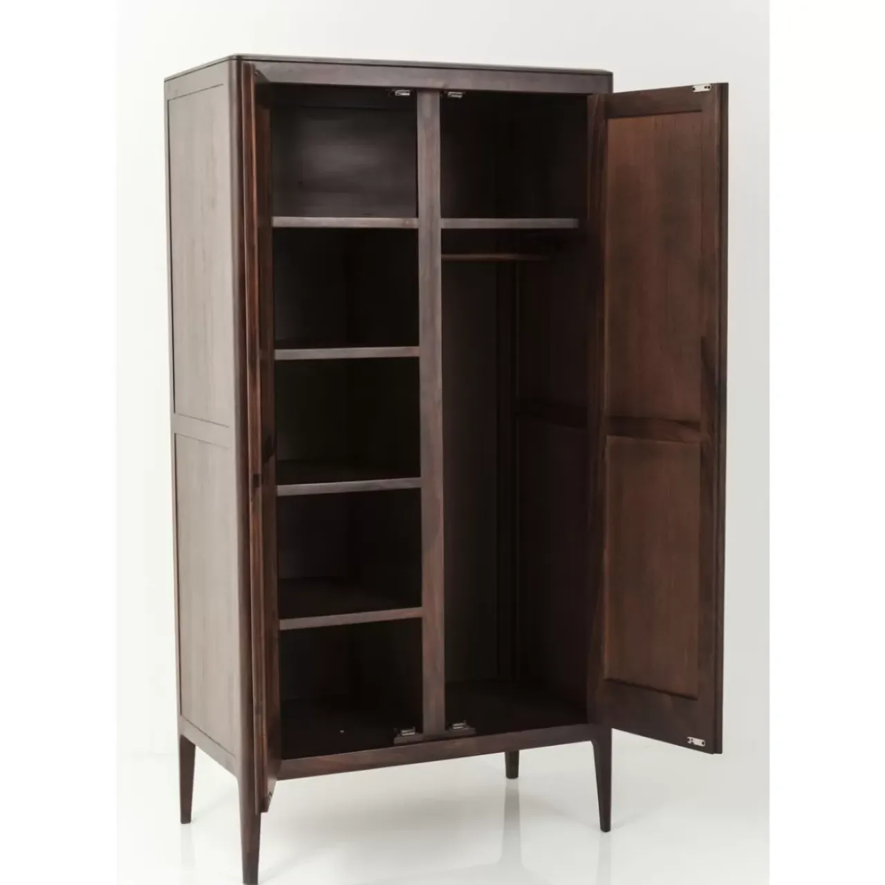 Regale-KARE Design Kleiderschrank Brooklyn Walnut