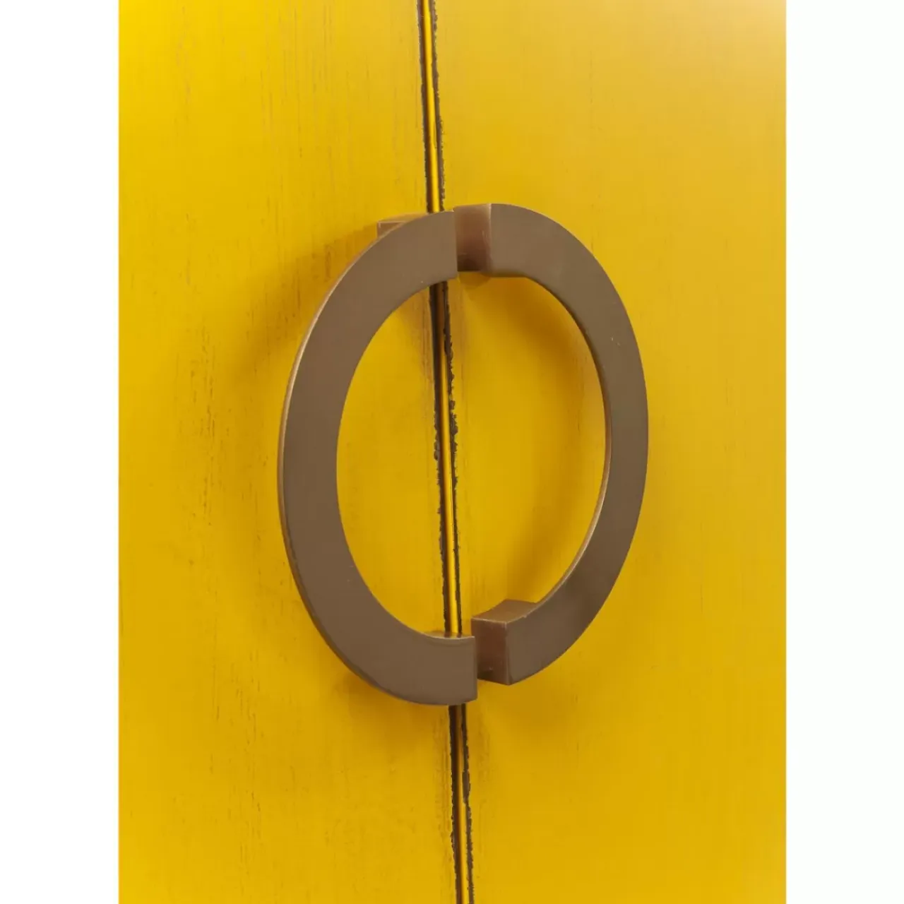Regale-KARE Design Kleiderschrank Disk Yellow