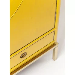Regale-KARE Design Kleiderschrank Disk Yellow