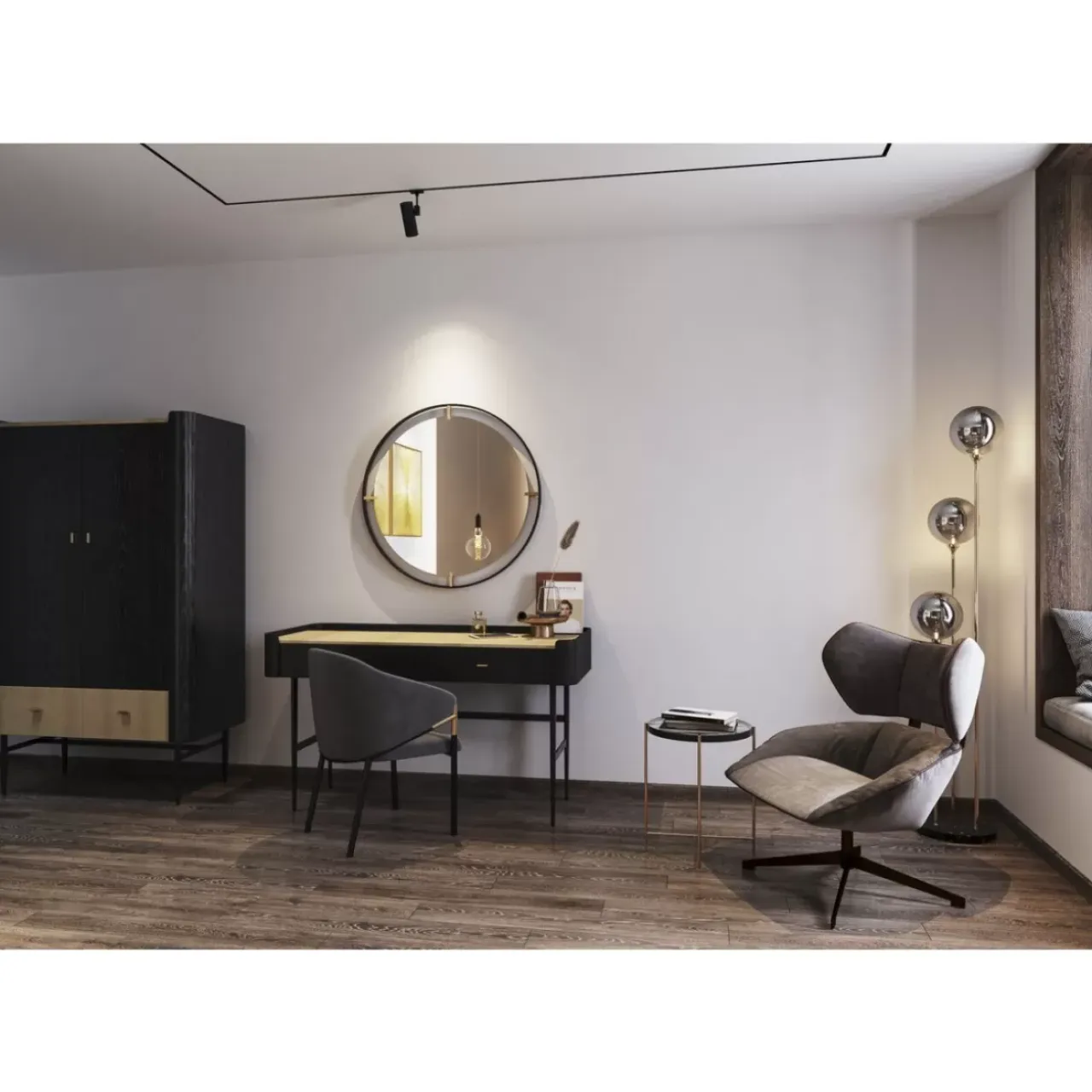 Regale-KARE Design Kleiderschrank Milano 180X110