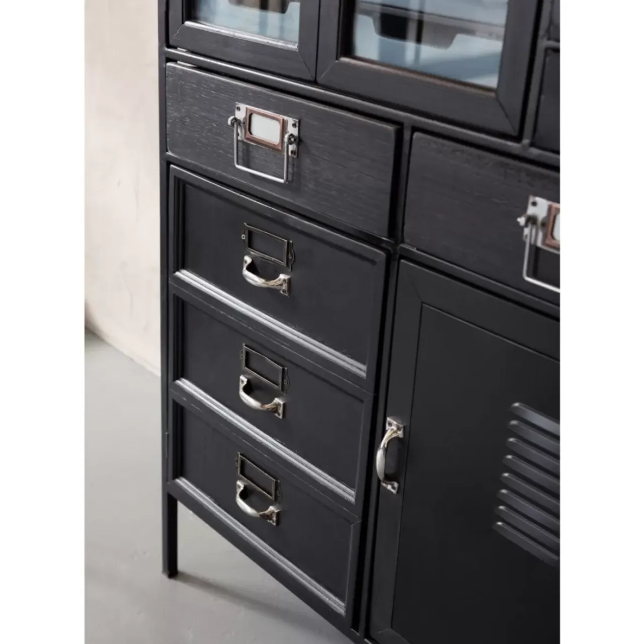 Kommoden & Sideboards-KARE Design Kommode Art Factory Schwarz