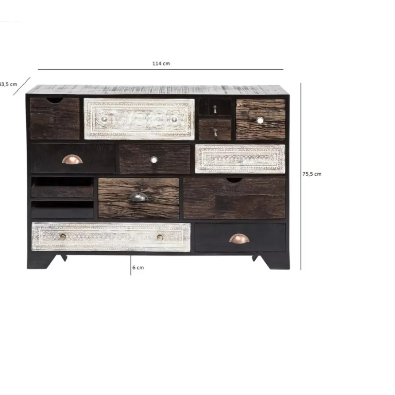 Kommoden & Sideboards-KARE Design Kommode Finca 14 Schube