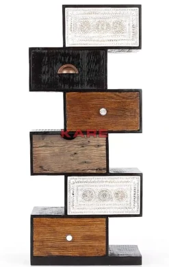Kommoden & Sideboards-KARE Design Kommode Finca Zick Zack