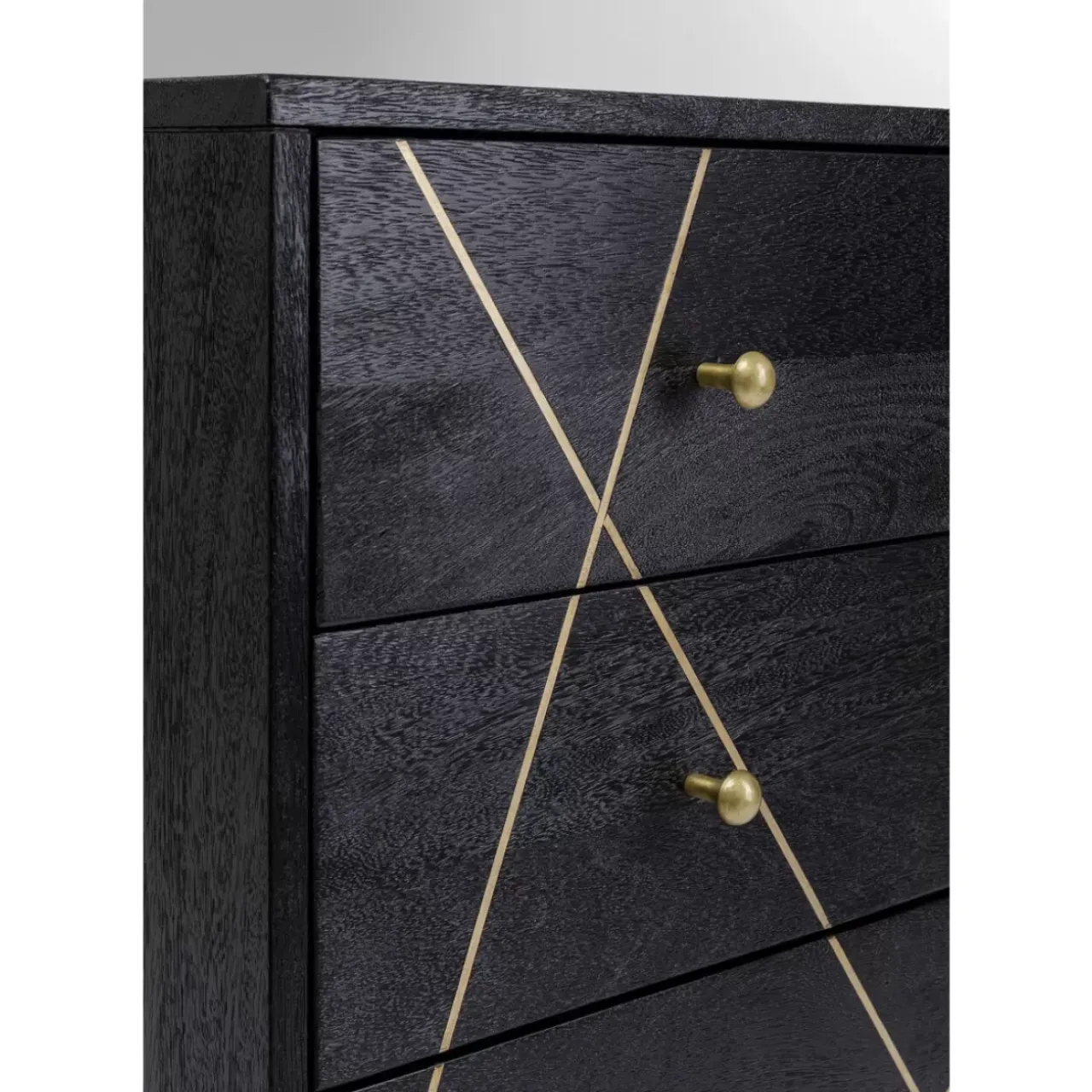 Kommoden & Sideboards-KARE Design Kommode Gold Vein 4 Schube 40X88Cm