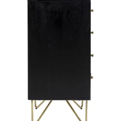 Kommoden & Sideboards-KARE Design Kommode Gold Vein 4 Schube 40X88Cm