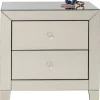 Kommoden & Sideboards-KARE Design Kommode Klein Luxury Champagne 2 Schube