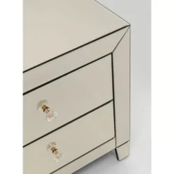 Kommoden & Sideboards-KARE Design Kommode Klein Luxury Champagne 2 Schube