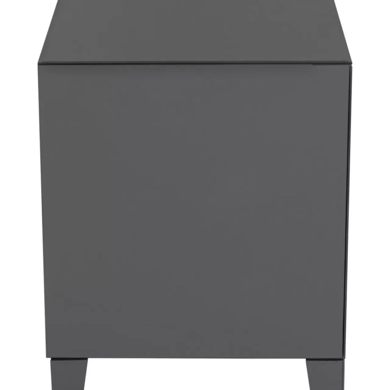 Kommoden & Sideboards-KARE Design Kommode Klein Luxury Push 2 Schube Grau