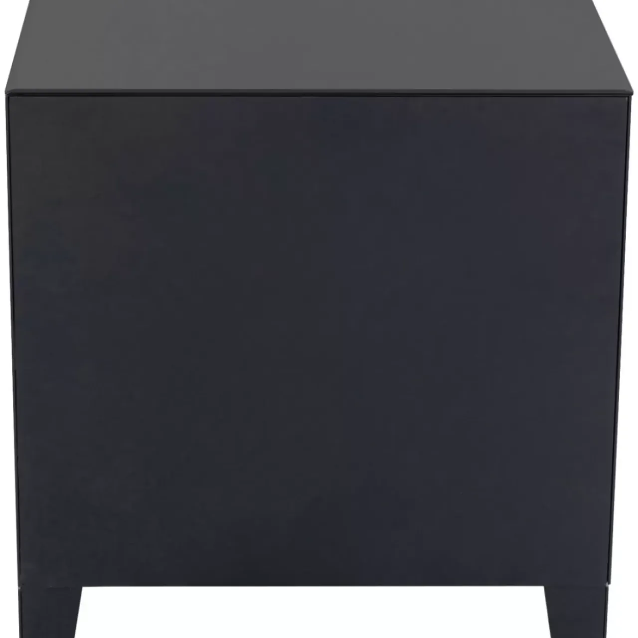 Kommoden & Sideboards-KARE Design Kommode Klein Luxury Push 2 Schube Grau