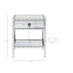 Kommoden & Sideboards-KARE Design Kommode Klein Rivet