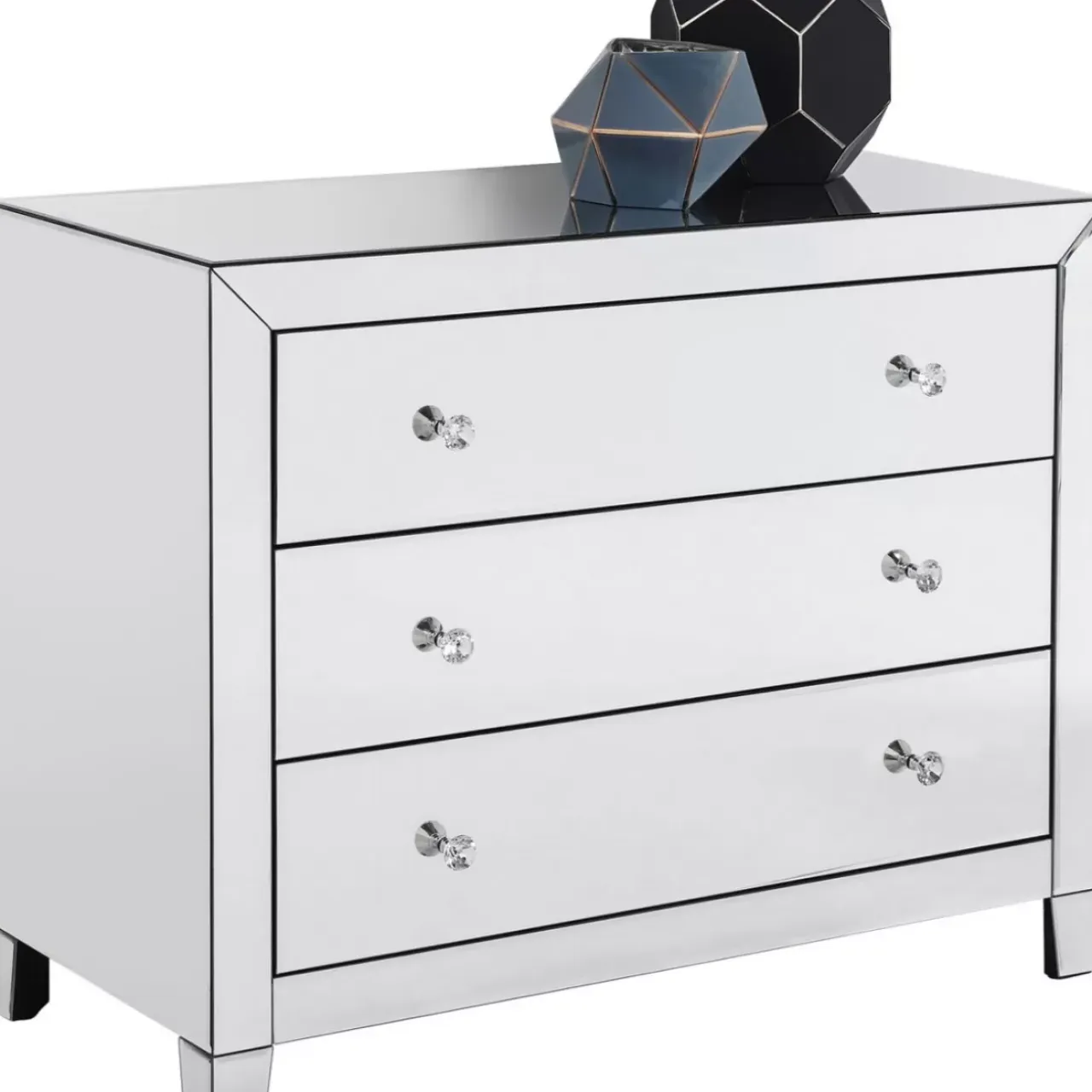 Kommoden & Sideboards-KARE Design Kommode Luxury 3 Schube