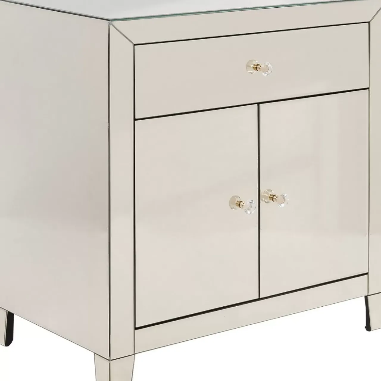 Kommoden & Sideboards-KARE Design Kommode Luxury Champagne 2-Turig 1 Schub