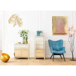 Kommoden & Sideboards-KARE Design Kommode Luxury Champagne 2-Turig 1 Schub