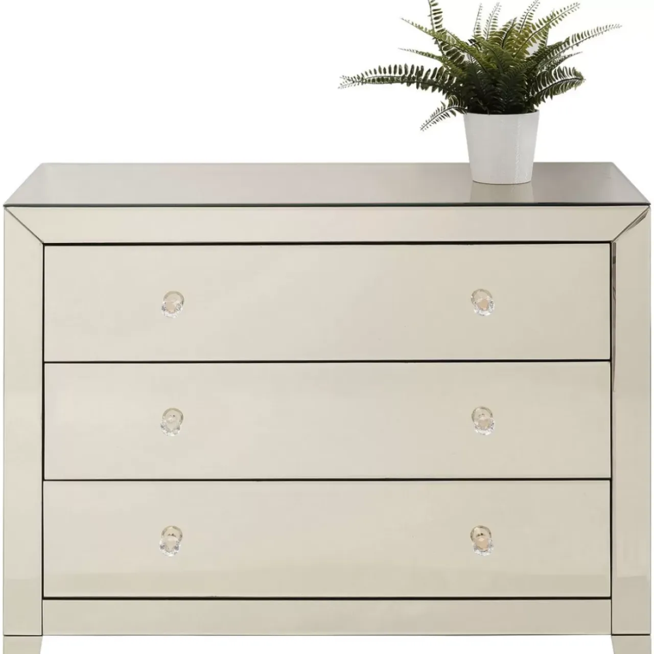 Kommoden & Sideboards-KARE Design Kommode Luxury Champagne 3 Schube