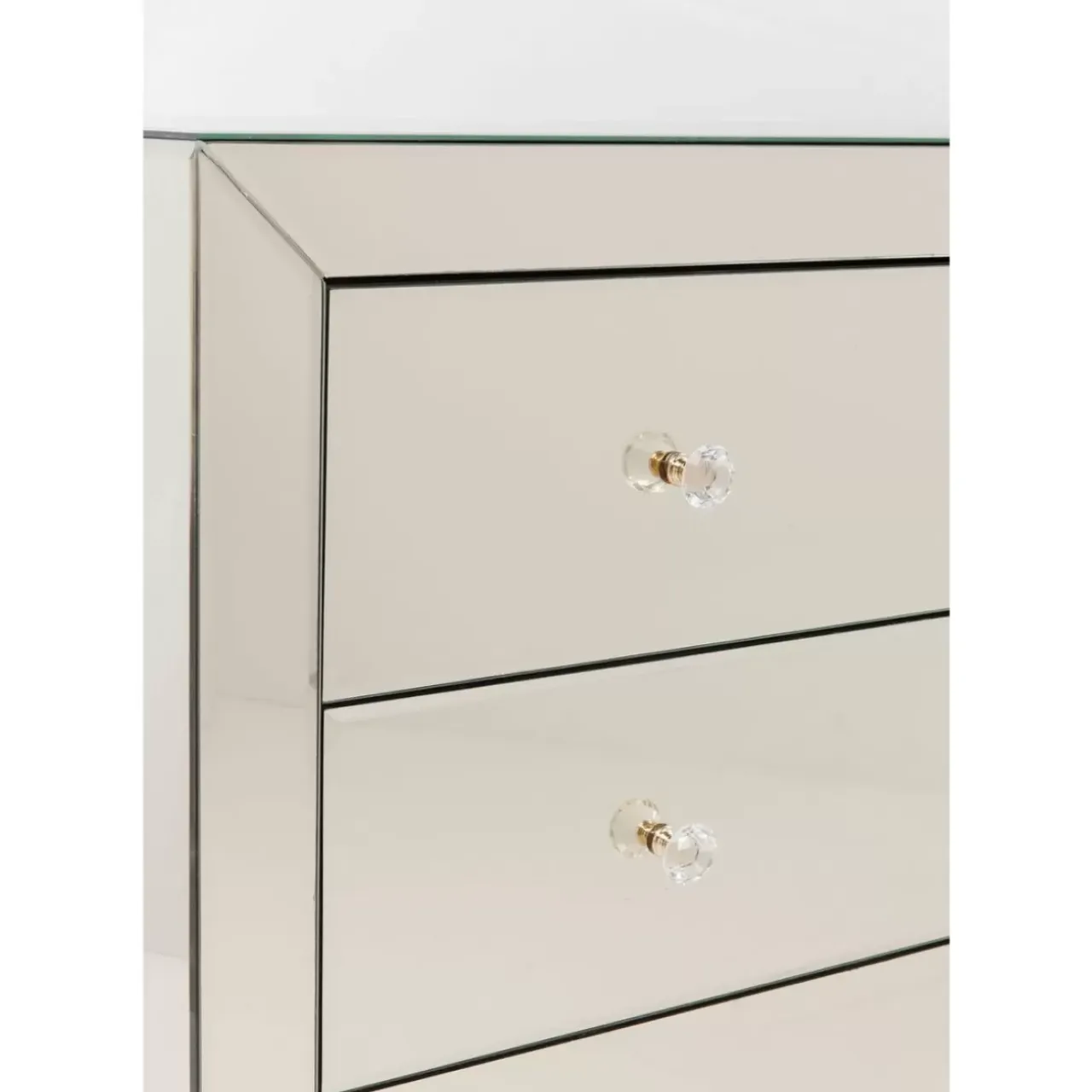 Kommoden & Sideboards-KARE Design Kommode Luxury Champagne 3 Schube