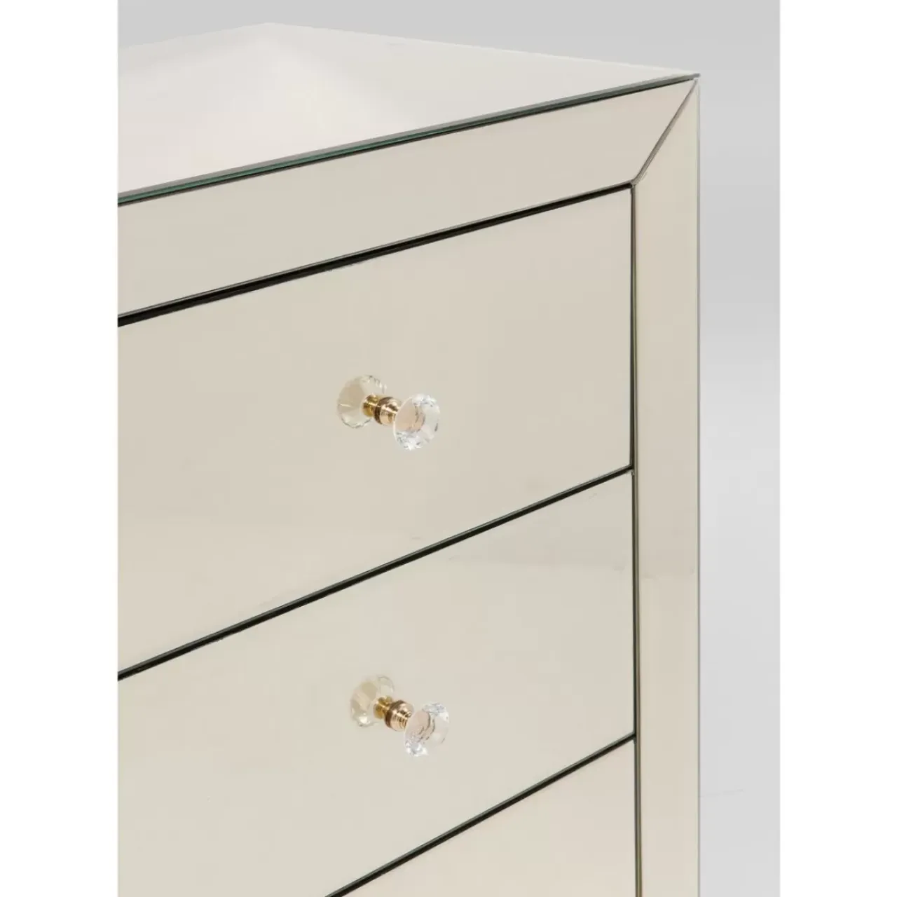 Kommoden & Sideboards-KARE Design Kommode Luxury Champagne 3 Schube