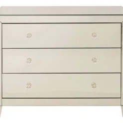 Kommoden & Sideboards-KARE Design Kommode Luxury Champagne 3 Schube
