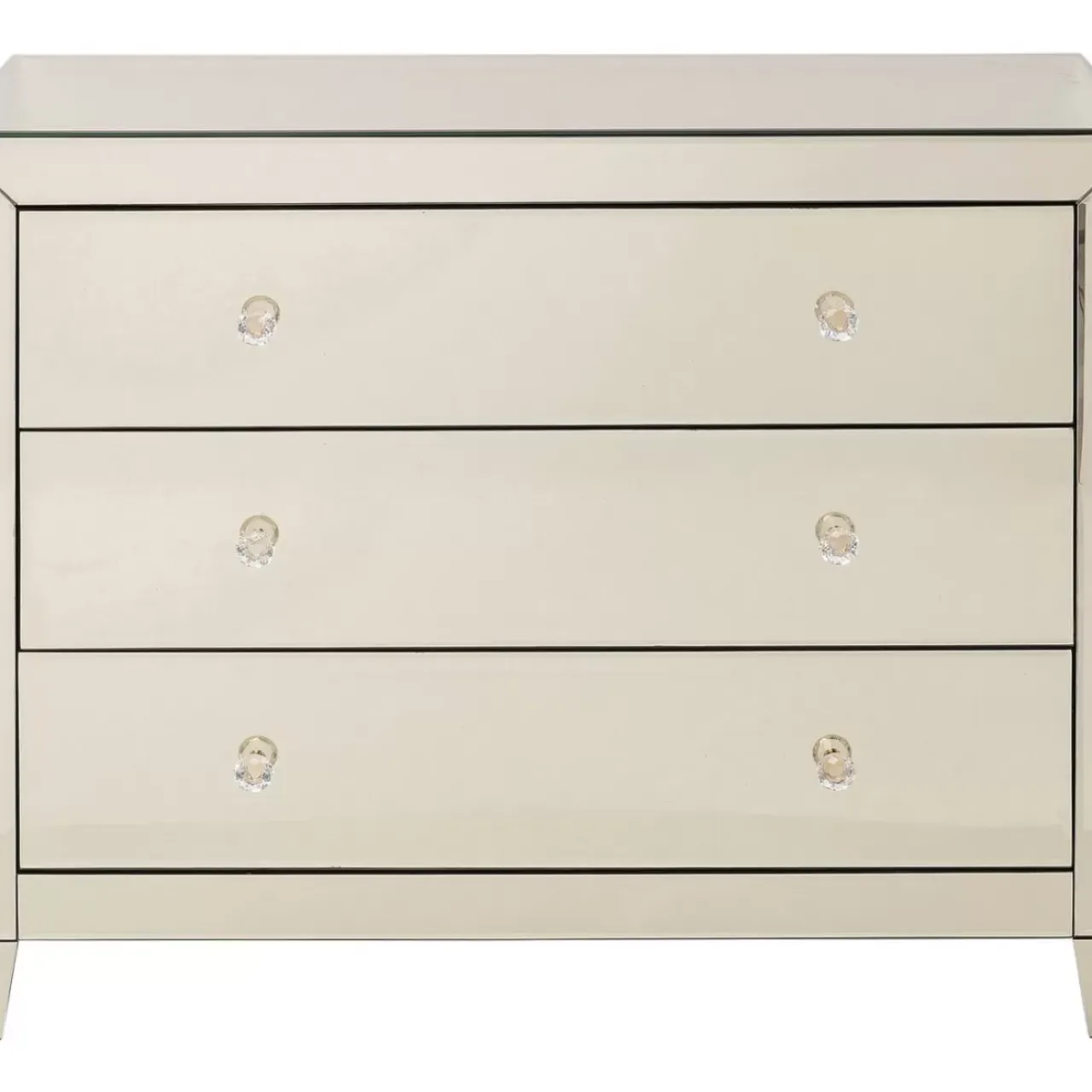 Kommoden & Sideboards-KARE Design Kommode Luxury Champagne 3 Schube