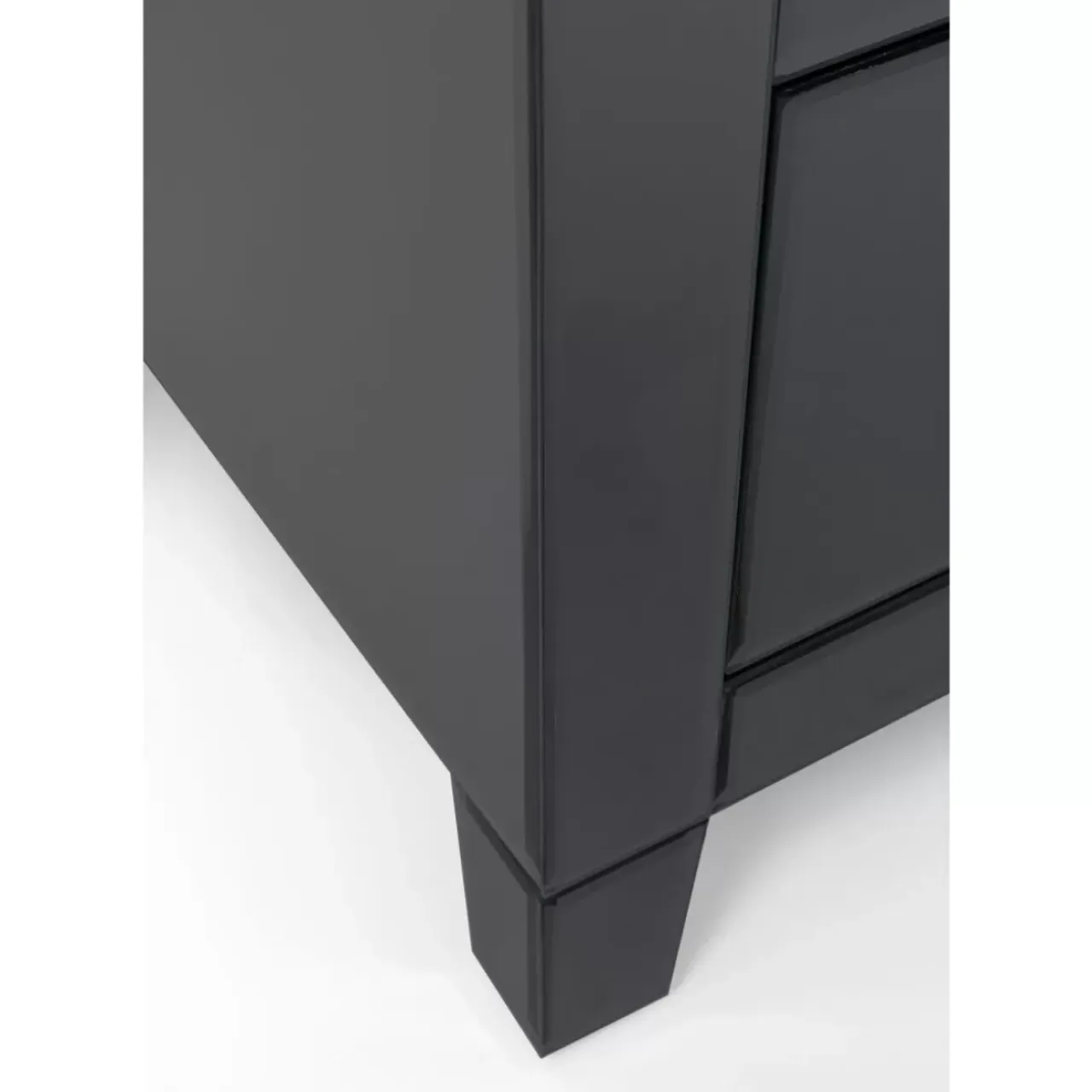Kommoden & Sideboards-KARE Design Kommode Luxury Push 3 Schube Grau