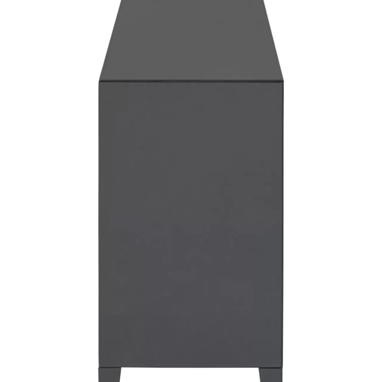 Kommoden & Sideboards-KARE Design Kommode Luxury Push 3 Schube Grau