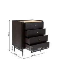 Kommoden & Sideboards-KARE Design Kommode Milano 80