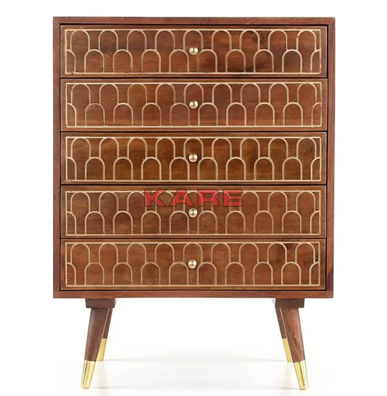Kommoden & Sideboards-KARE Design Kommode Muskat 5-Schube
