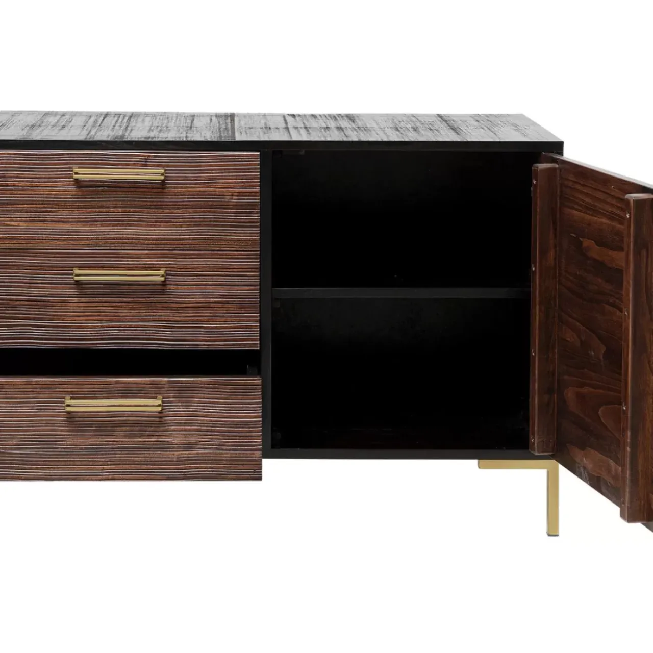 Kommoden & Sideboards-KARE Design Kommode Olbia Dunkel 110X62Cm