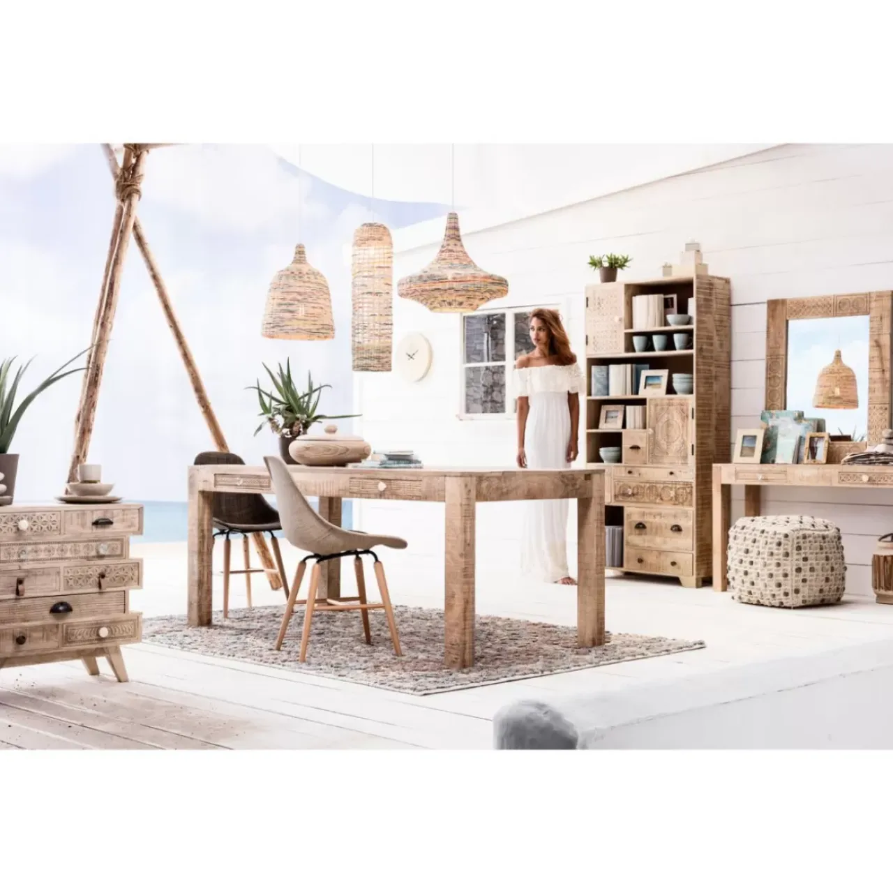 Kommoden & Sideboards-KARE Design Kommode Puro Butterfly