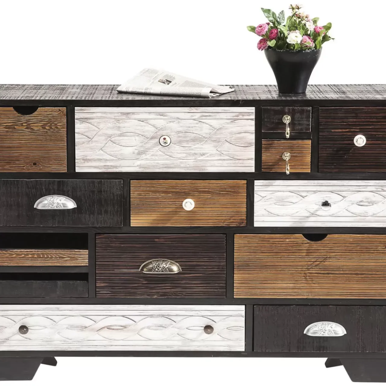 Kommoden & Sideboards-KARE Design Kommode Quinta 14 Schube
