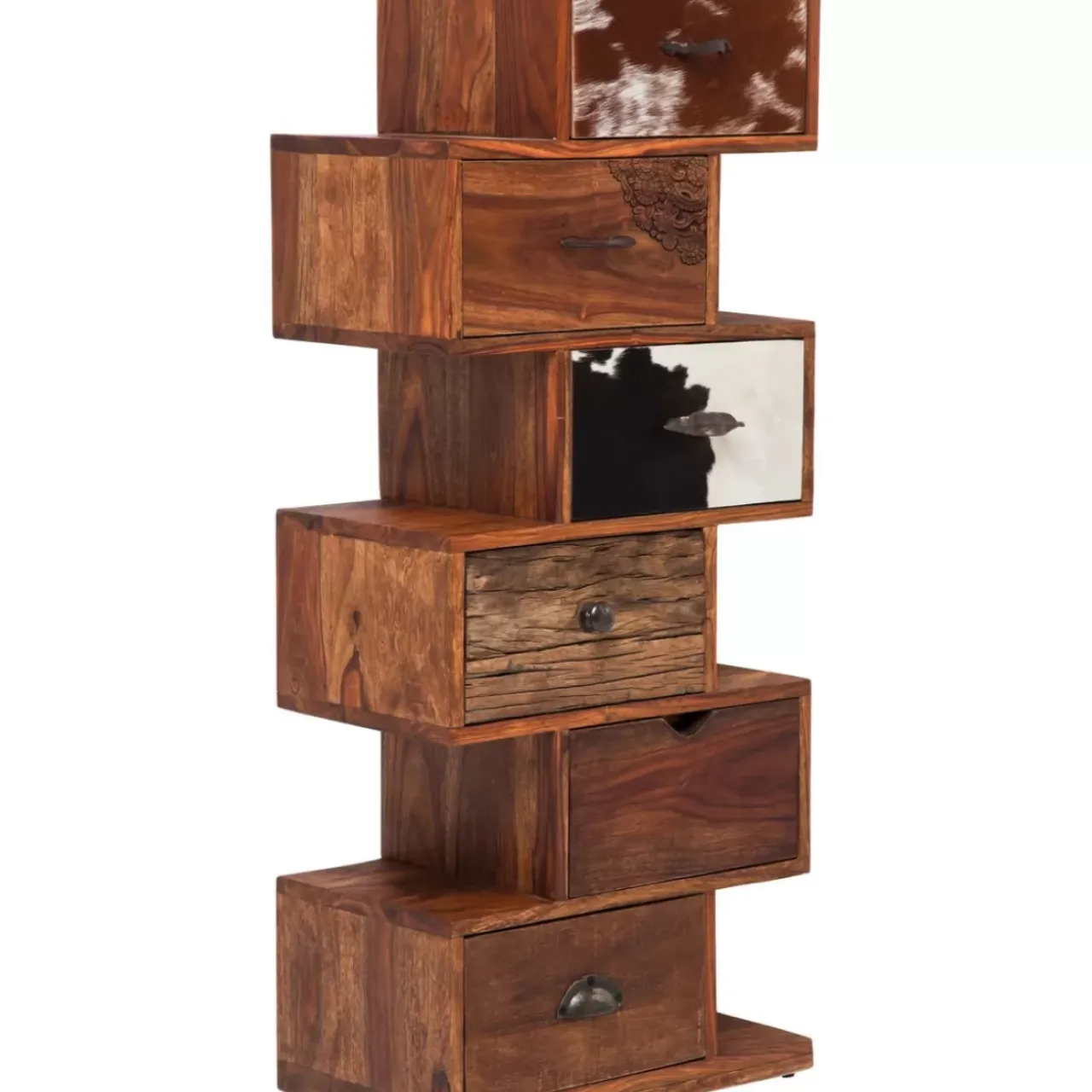 Kommoden & Sideboards-KARE Design Kommode Rodeo Zick Zack 6 Schube