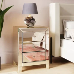 Kommoden & Sideboards-KARE Design Kommode Schmal Luxury 3 Schube