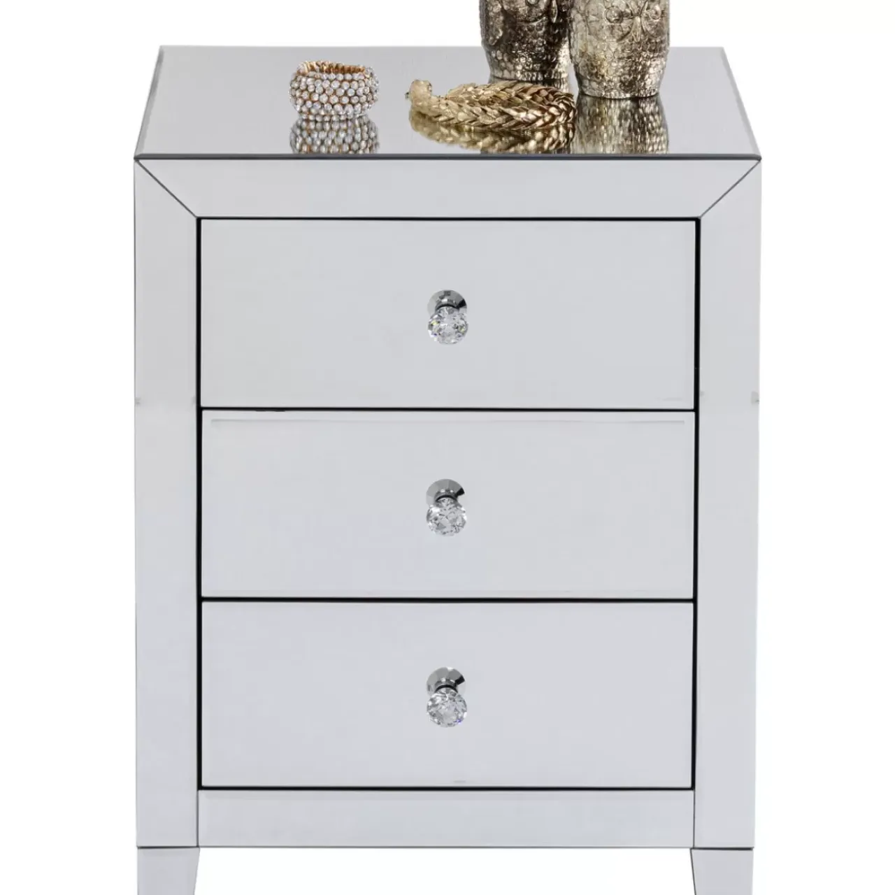 Kommoden & Sideboards-KARE Design Kommode Schmal Luxury 3 Schube