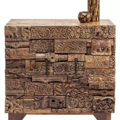 Kommoden & Sideboards-KARE Design Kommode Shanti Surprise Puzzle Nature