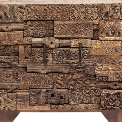 Kommoden & Sideboards-KARE Design Kommode Shanti Surprise Puzzle Nature