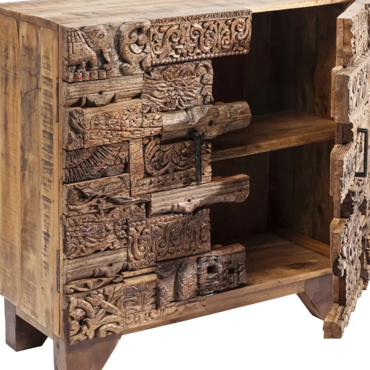 Kommoden & Sideboards-KARE Design Kommode Shanti Surprise Puzzle Nature
