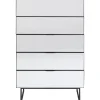 Kommoden & Sideboards-KARE Design Kommode Soran 5 Schube Schwarz 65X114Cm